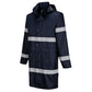 Portwest Iona Regenkleding Verbeterde Zichtbaarheid Regenjas F437 100cm donker marineblauw(NV)