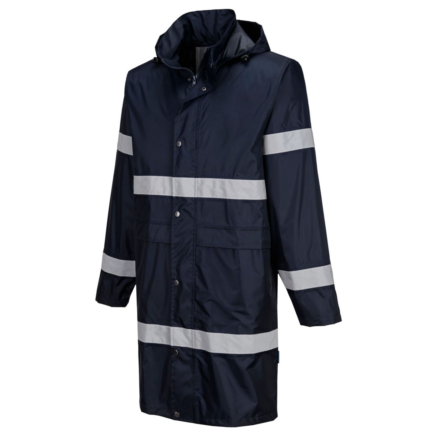 Portwest Iona Regenkleding Verbeterde Zichtbaarheid Regenjas F437 100cm donker marineblauw(NV)