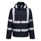 Portwest Iona Regenkleding Verbeterde Zichtbaarheid Regenjack F442 Enhanced lichtgewicht opvouwbaar donker marineblauw(DN)