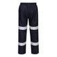 Portwest Iona Regenkleding Verbeterde Zichtbaarheid Regenbroek F443 Enhanced lichtgewicht opvouwbaar donker marineblauw(DN)