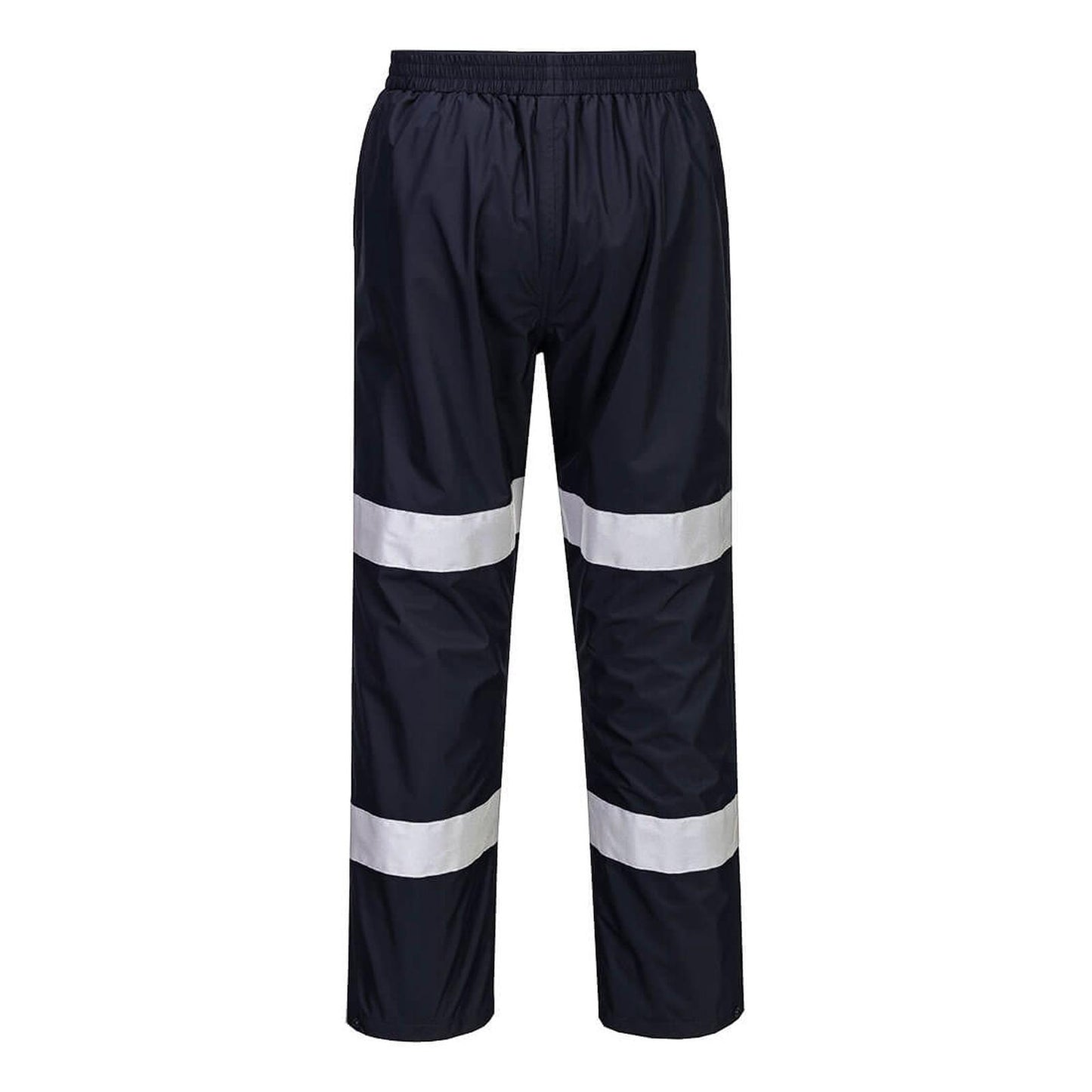 Portwest Iona Regenkleding Verbeterde Zichtbaarheid Regenbroek F443 Enhanced lichtgewicht opvouwbaar donker marineblauw(DN)