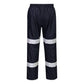 Portwest Iona Regenkleding Verbeterde Zichtbaarheid Regenbroek F443 Enhanced lichtgewicht opvouwbaar donker marineblauw(DN)