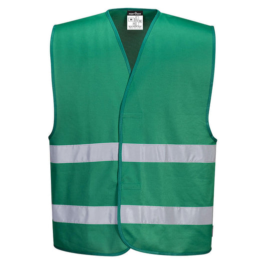 Portwest Vesten F474 HiVis flessengroen(BG)