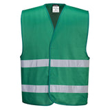 Portwest Vesten F474 HiVis flessengroen(BG)
