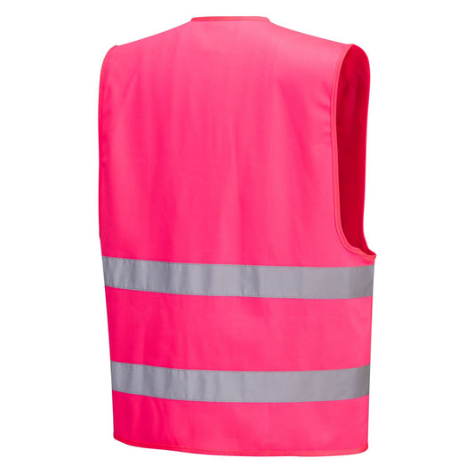 Portwest Vesten F474 HiVis roze(PI)