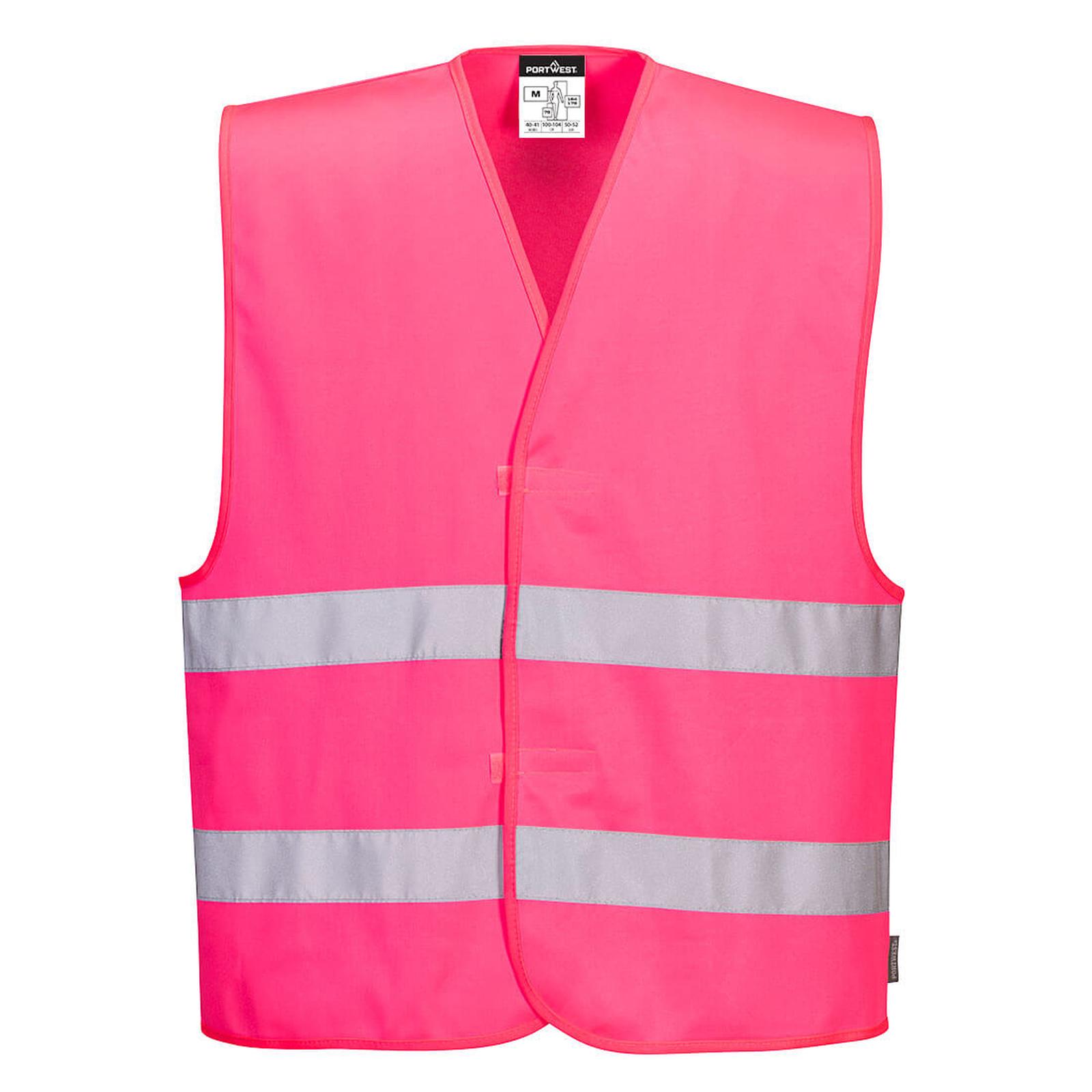 Portwest Vesten F474 HiVis roze(PI)