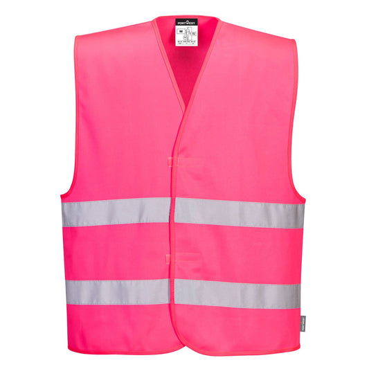Portwest Vesten F474 HiVis roze(PI)