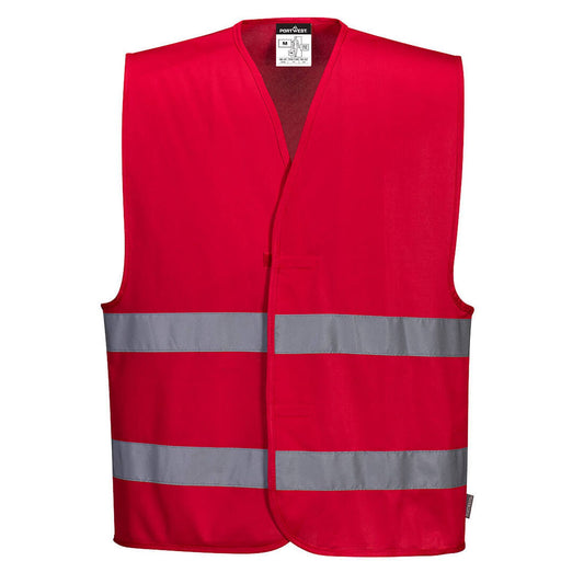 Portwest Vesten F474 HiVis rood(RE)