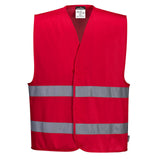 Portwest Vesten F474 HiVis rood(RE)