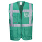 Portwest Vesten F476 HiVis flessengroen(BG)