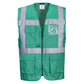Portwest Vesten F476 HiVis flessengroen(BG)