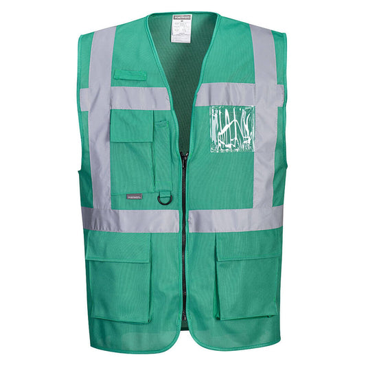 Portwest Vesten F476 HiVis flessengroen(BG)
