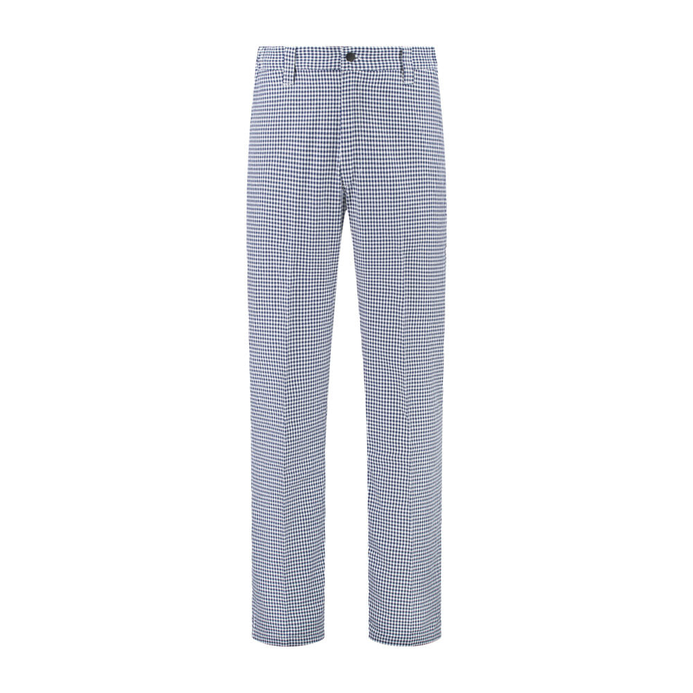 Noname Food Bakkersbroek FBB100 Drukknopen wit-blauw(WITBLAUW)