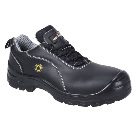 Portwest Compositelite Veiligheidsschoen FC02 S1 ESD geveterd zwart(BK)