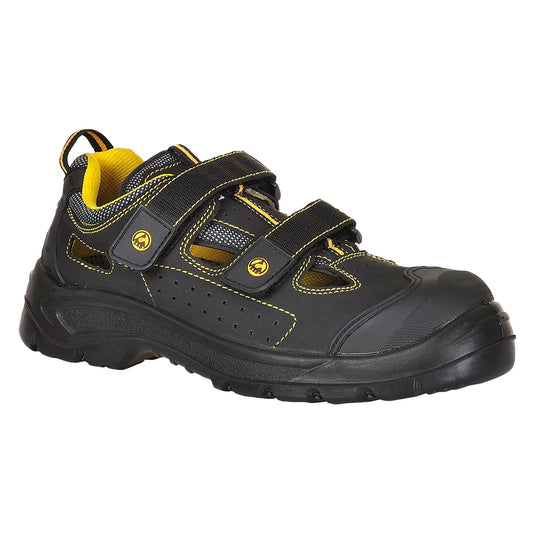 Portwest Composite Lite Voetbescherming Sandalen FC04 ESD Tagus S1P zwart(BK)