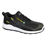 Portwest FX2 Eco Schoenen FC06 Fly Composite trainer S1PS SR FO zwart-geel(BK)