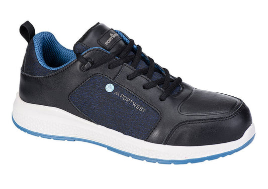 Portwest FX2 Eco Schoenen FC07 Composite trainer S3S SR zwart-blauw(BKB)