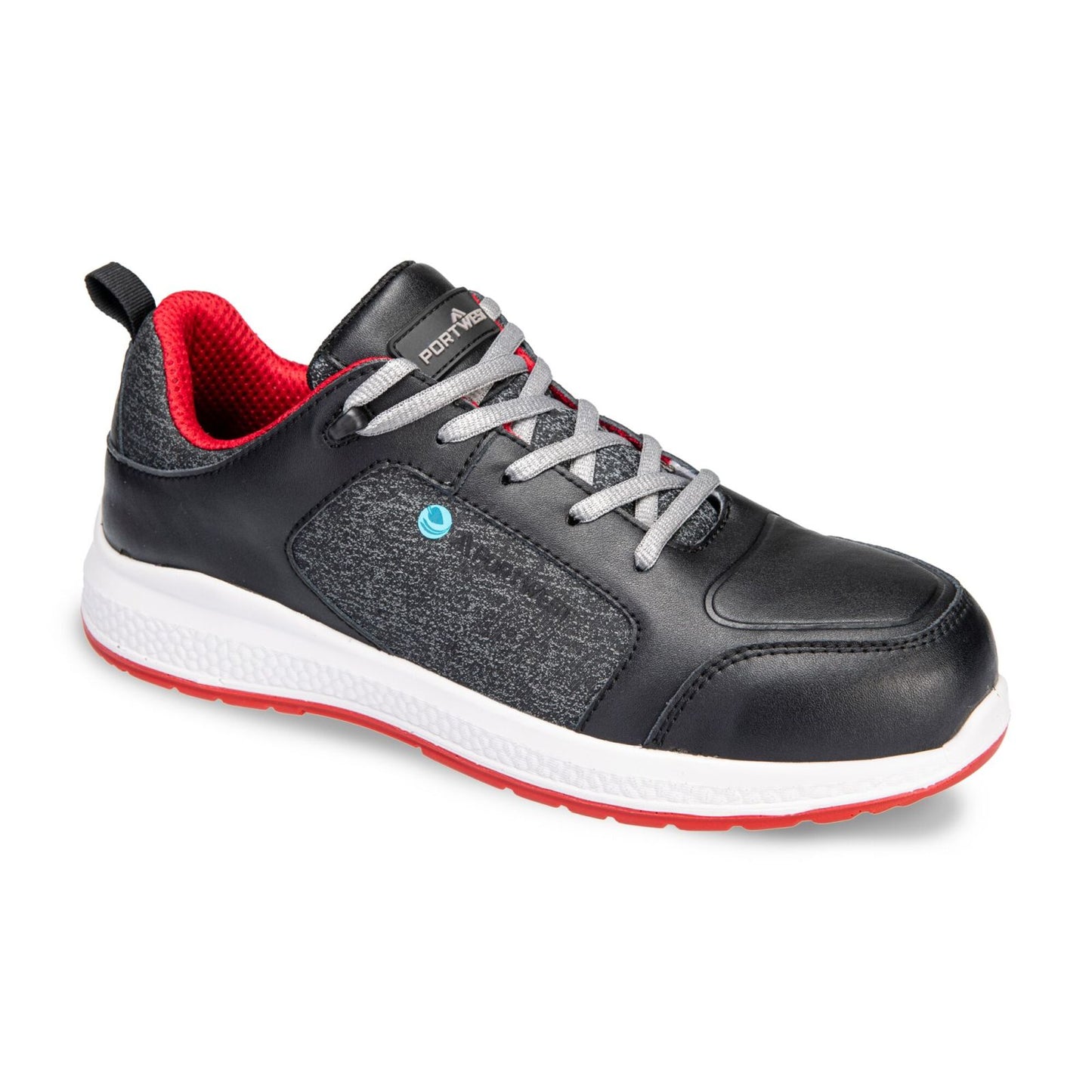 Portwest FX2 Eco Schoenen FC07 Composite trainer S3S SR zwart-rood(BK)
