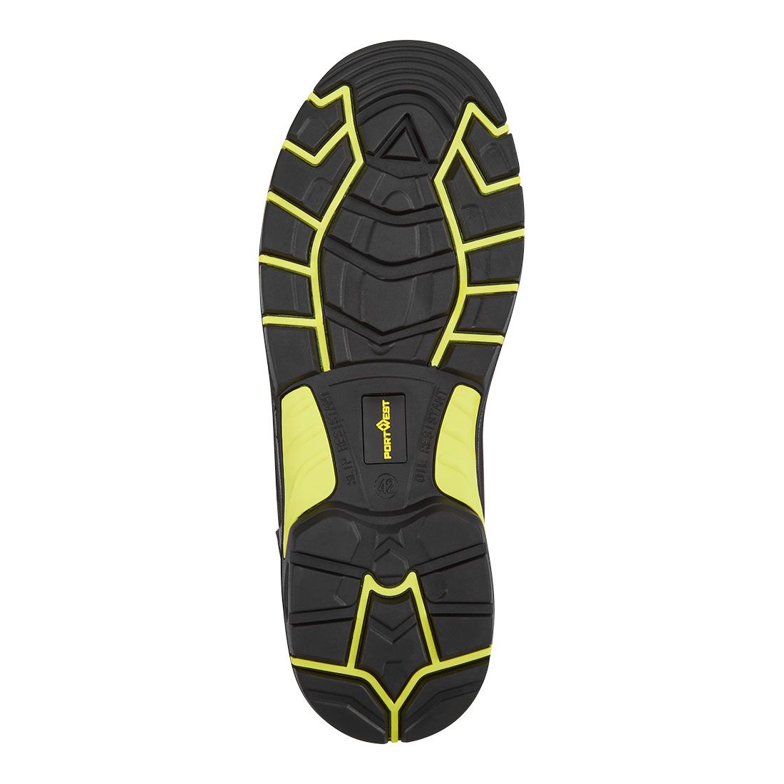 Portwest FX2 Apex Schoenen FC18 Composiet mid S3S ESD HRO SR SC FO zwart-geel(BK)