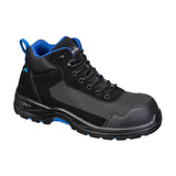 Portwest Composite Lite Voetbescherming Veiligheidschoenen FC22 Composiet Textile Suede Mid S3L HRO SR FO zwart-blauw(BK)
