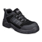 Portwest Composite Lite Voetbescherming Veiligheidschoenen FC24 Composiet Textile Suede Low Shoe S1 SR FO zwart(BK)