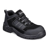 Portwest Composite Lite Voetbescherming Veiligheidschoenen FC24 Composiet Textile Suede Low Shoe S1 SR FO zwart(BK)