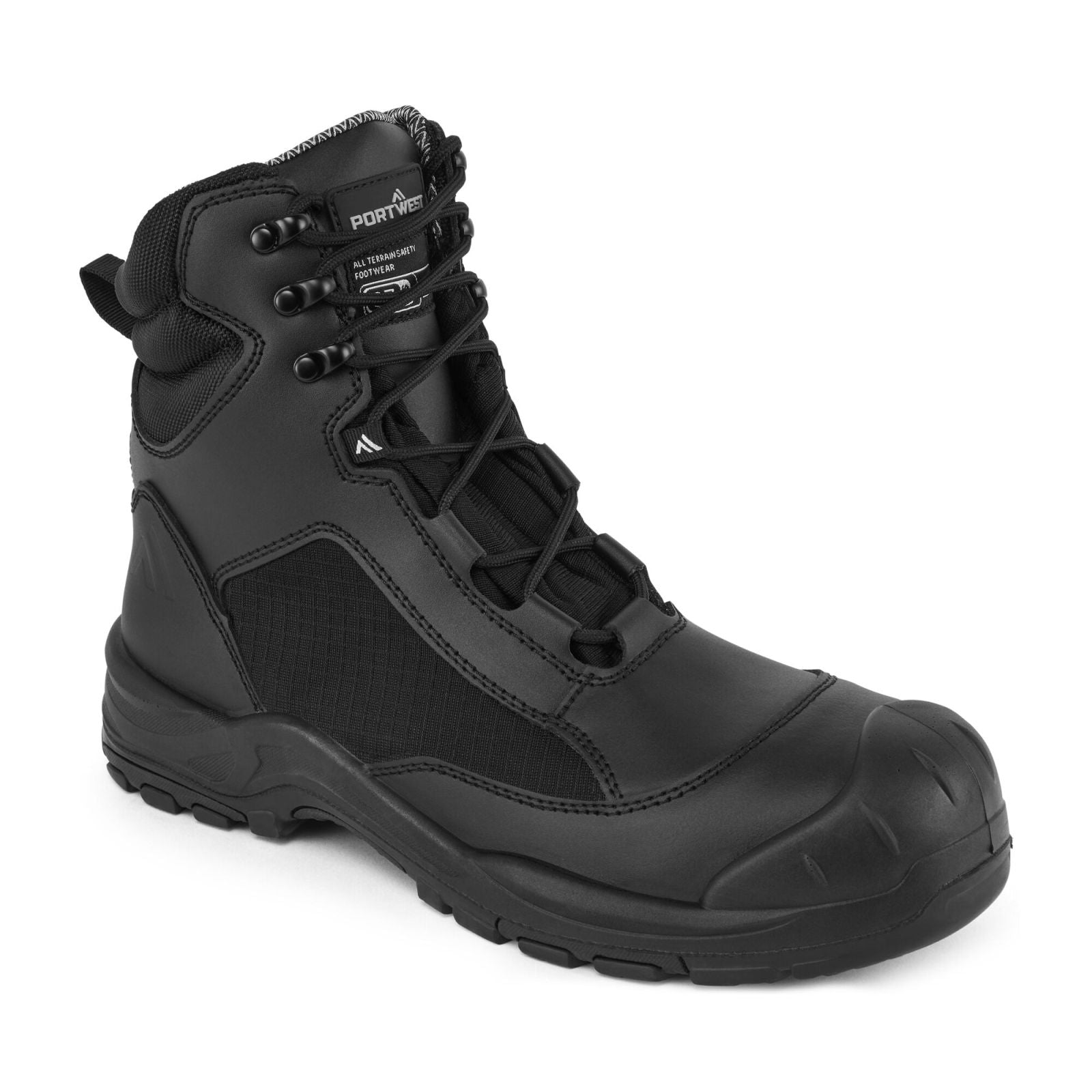 Portwest FX2 Patrol Schoenen FC26 beroeps hoog O7S SR FO SC HRO zwart(BK)