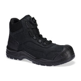 Portwest Draadvetersysteem Voetbescherming Schoen FC39 Staal Nubuck Schoen S3 HRO SR FO SC zwart(BK)