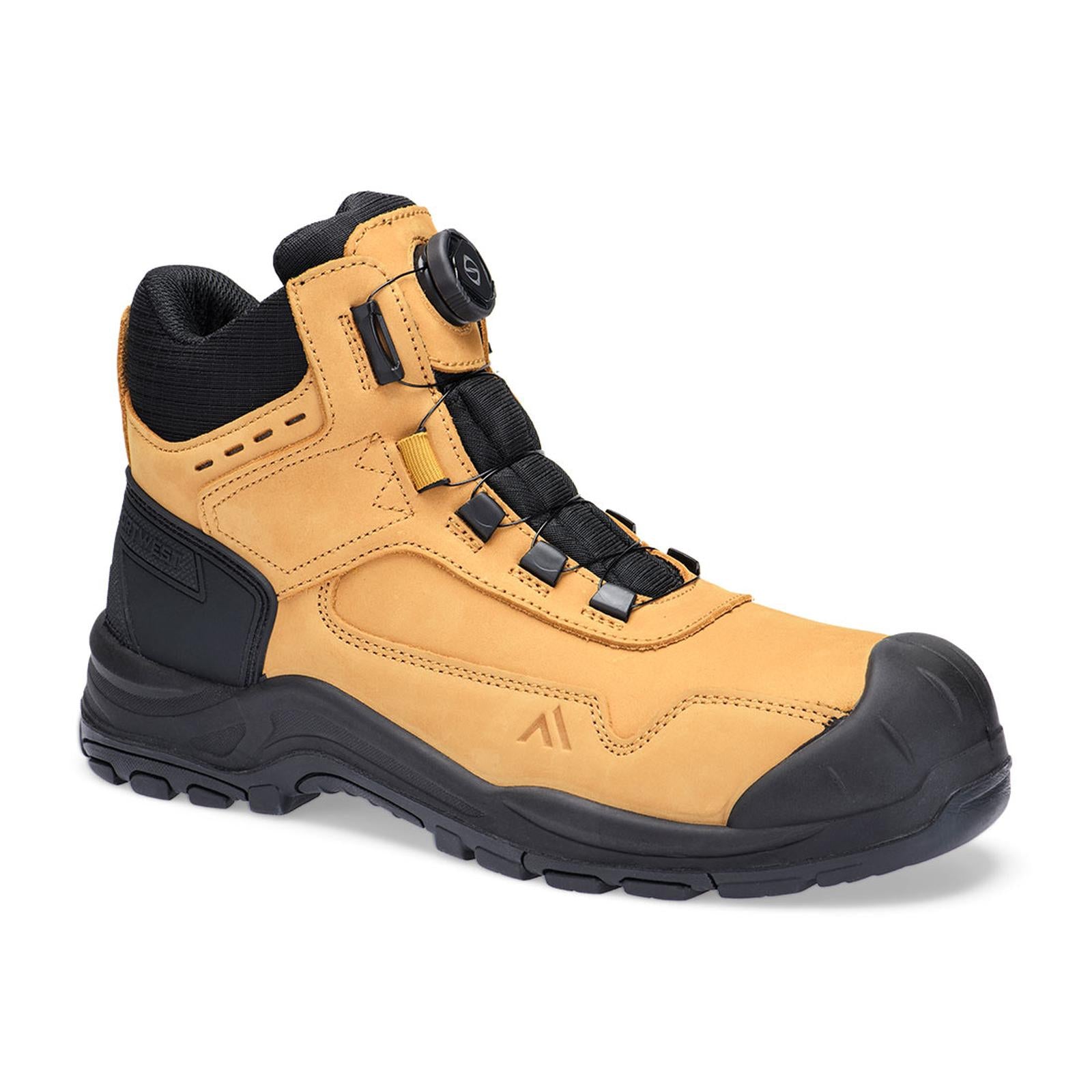 Portwest Draadvetersysteem Voetbescherming Schoen FC39 Staal Nubuck Schoen S3 HRO SR FO SC tarwegeel(WH)