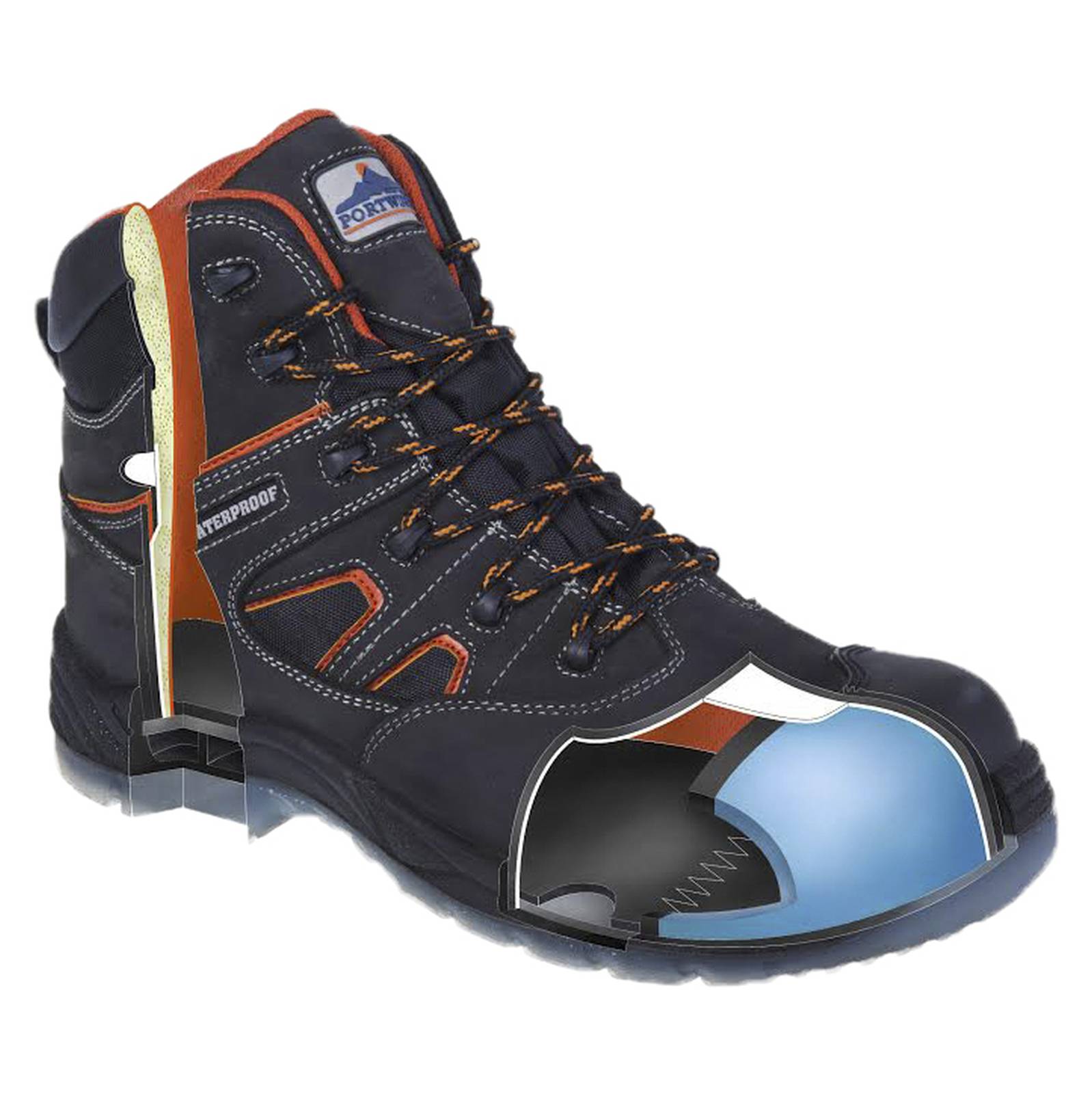 Portwest Schoenen FC57 zwart(BK)