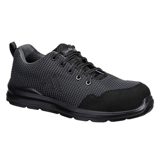 Portwest Composite Lite Voetbescherming Veiligheidschoenen FC72 Composiet trainer S3S SR FO grijs(GR)