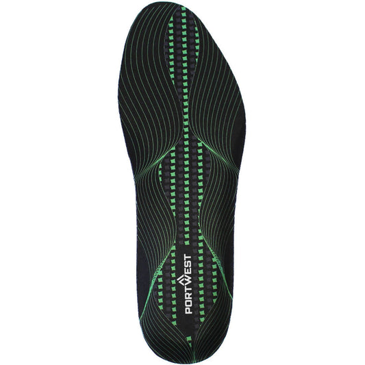 Portwest Inlegzolen FC82 Gel-demping zwart-groen(BG)