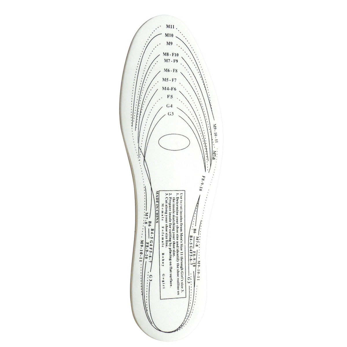 Portwest Accessoires voor Voeten & Schoenen Voetbescherming Binnenzool FC87 Traagschuim wit(WH)