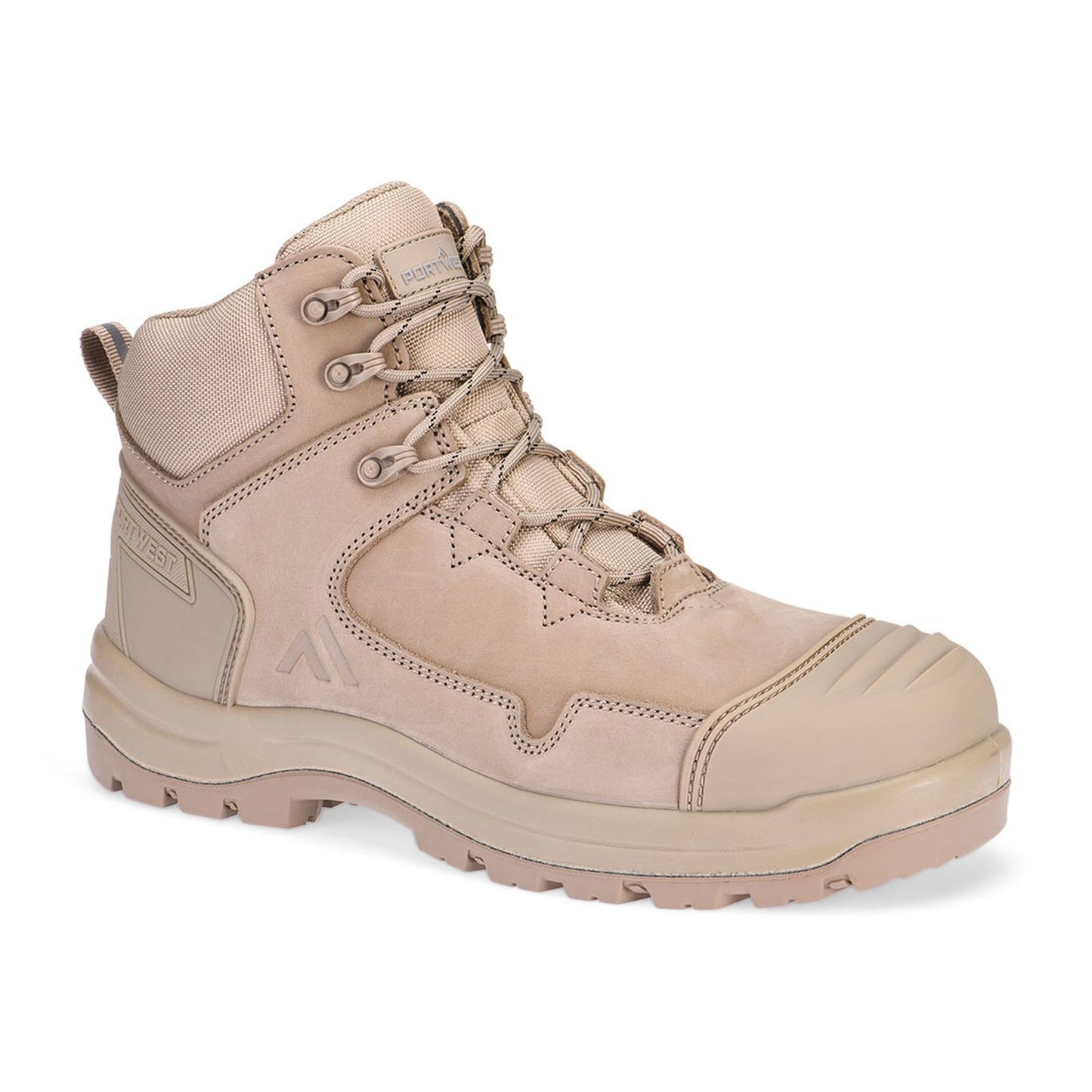 Portwest Composite Lite Voetbescherming Schoen FD04 Apex Composiet Halfhoog S3S HRO SR stone grijs(ST)
