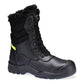Portwest Draadvetersysteem Voetbescherming Winterschoen FD05 Staal Leder S3L SC HRO CI SR zwart(BK)