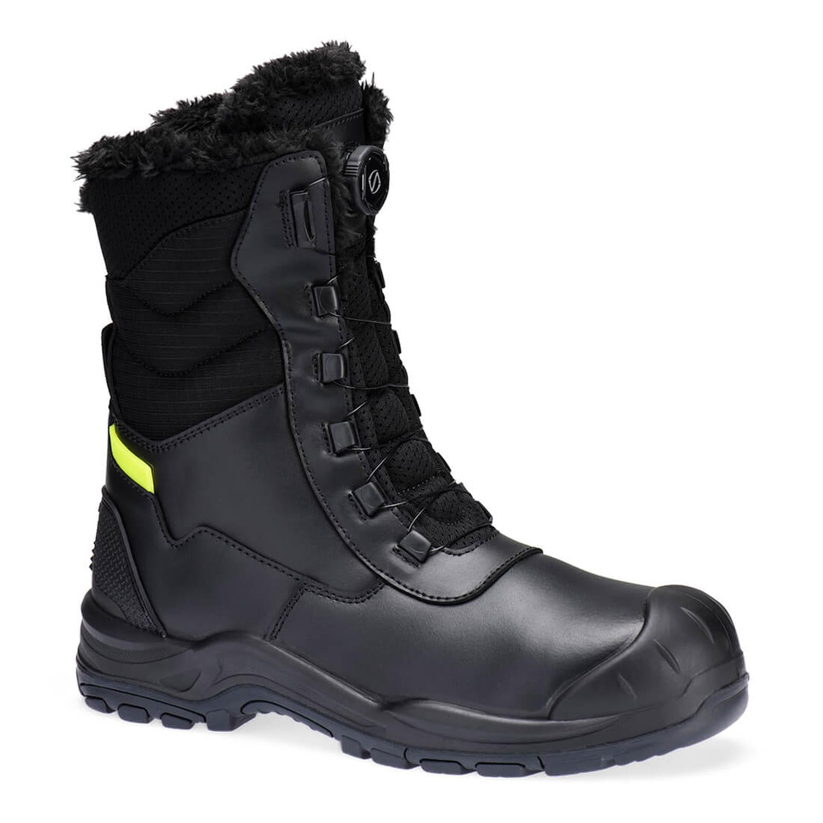 Portwest Draadvetersysteem Voetbescherming Winterschoen FD05 Staal Leder S3L SC HRO CI SR zwart(BK)