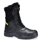 Portwest Draadvetersysteem Voetbescherming Winterschoen FD05 Staal Leder S3L SC HRO CI SR zwart(BK)