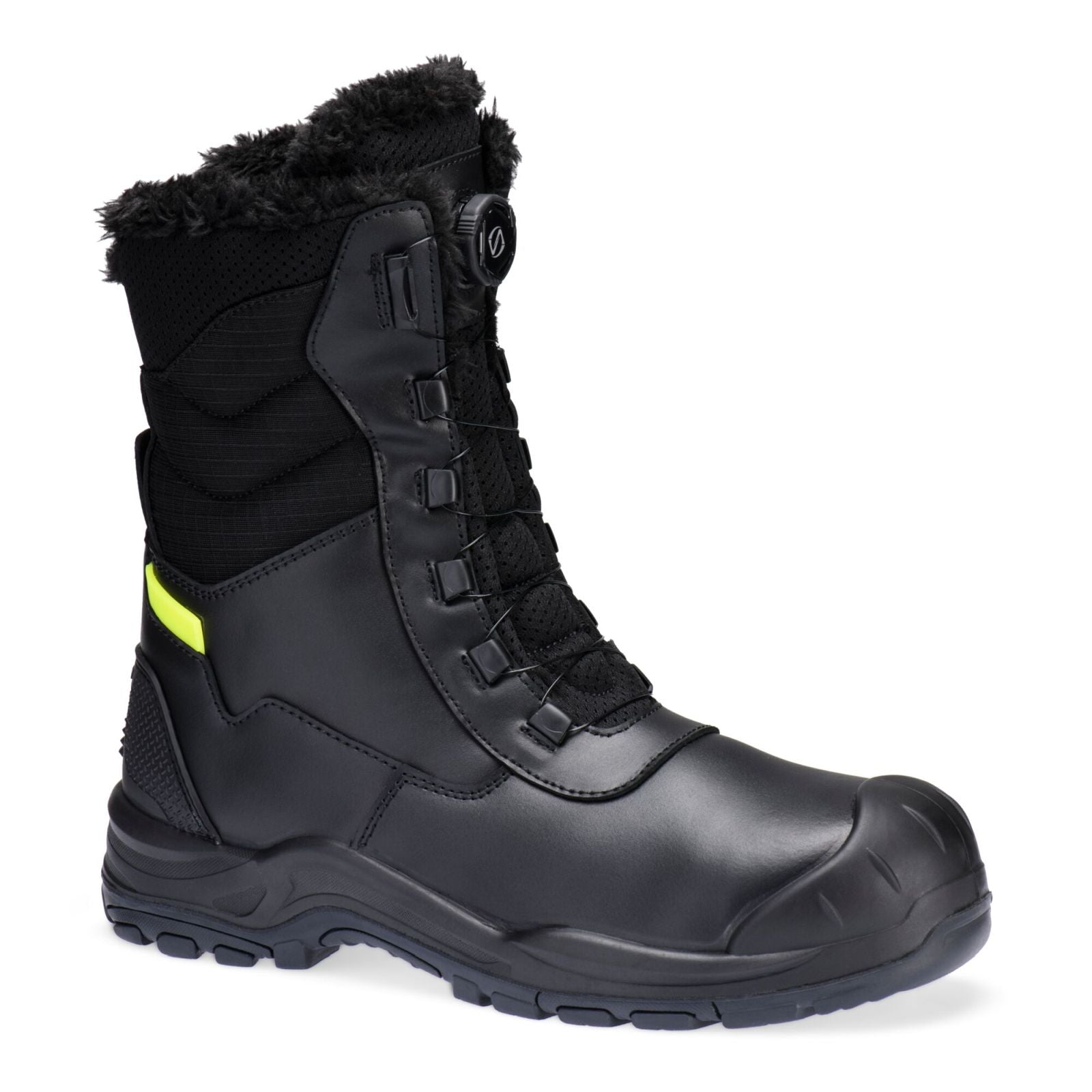 Portwest Draadvetersysteem Voetbescherming Winterschoen FD05 Staal Leder S3L SC HRO CI SR zwart(BK)
