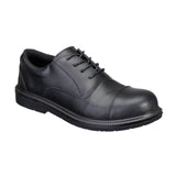 Portwest Steelite Voetbescherming Veiligheidschoenen FD18 Steel Action Leather Executive S3 SR FO zwart(BK)