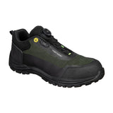 Portwest FX2 Girder Schoenen FE05 Composite Low S3S ESD SR FO zwart-groen(BGN)