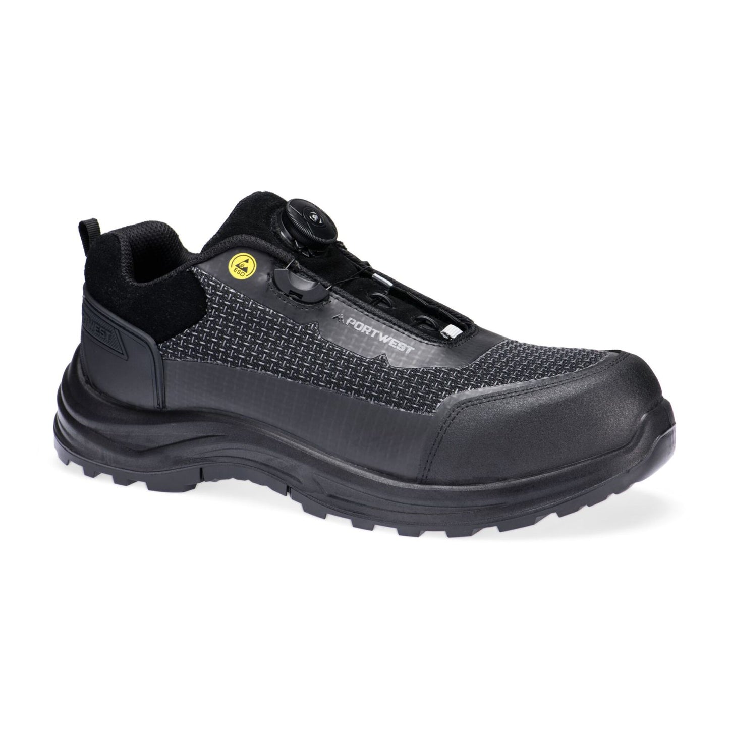 Portwest FX2 Girder Schoenen FE05 Composite Low S3S ESD SR FO zwart-grijs(BG)