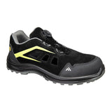 Portwest CompositeLite ESD Voetbescherming Sandaal FE06 Composiet S1 ESD SR FO zwart-groen(BG)