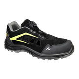 Portwest CompositeLite ESD Voetbescherming Sandaal FE06 Composiet S1 ESD SR FO zwart-groen(BG)