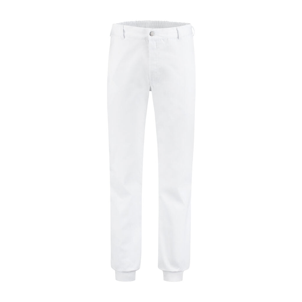 Noname Broeken FKBM6535 HACCP Met manchetten wit(WIT)