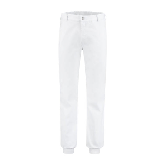 Noname Broeken FKBM6535 HACCP Met manchetten wit(WIT)