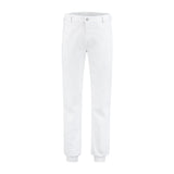 Noname Broeken FKBM6535 HACCP Met manchetten wit(WIT)