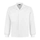 Noname Food Werkjasje FKJM6535 HACCP Kort model- manchetten wit(WIT)