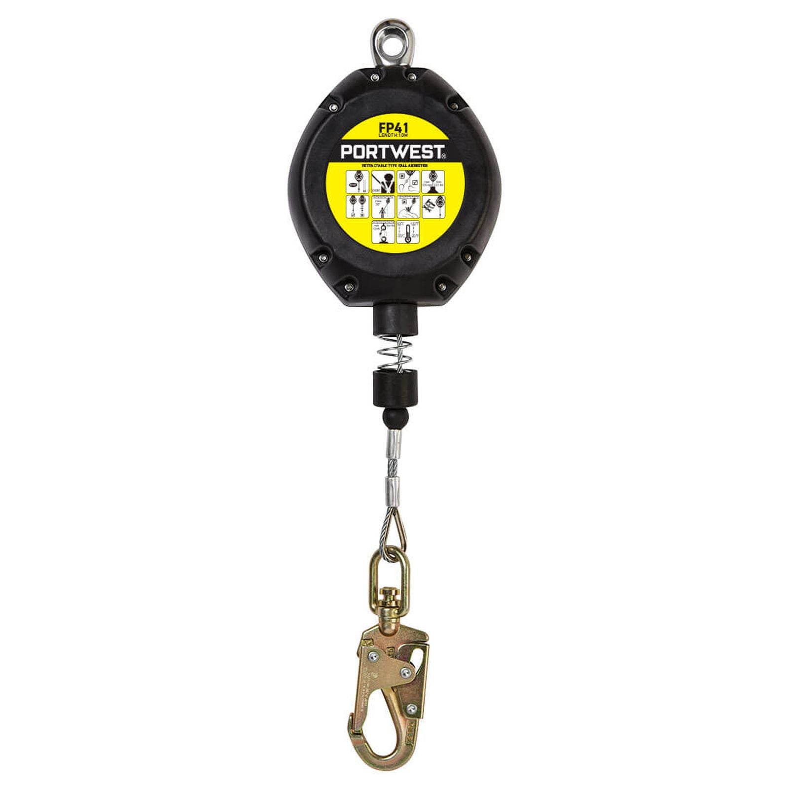 Portwest Valstopblokken FP41 zwart(BK)