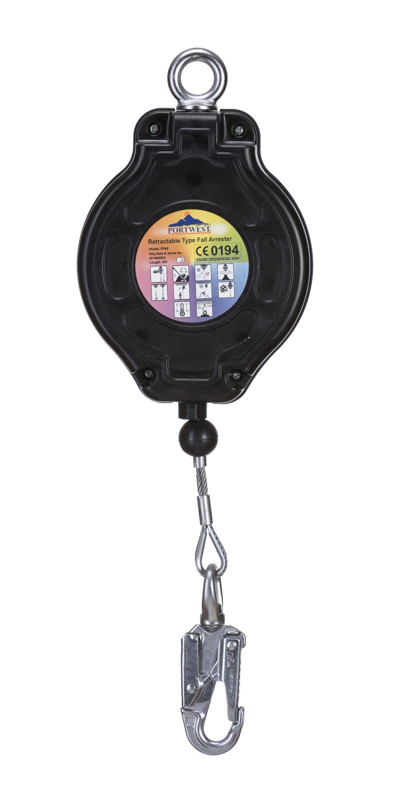 Portwest Valstopblokken FP42 black(BK)