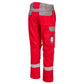 Portwest Bizflame Ultra FR Broek FR06 Two Tone vlamwerend antistatisch rood(RE)